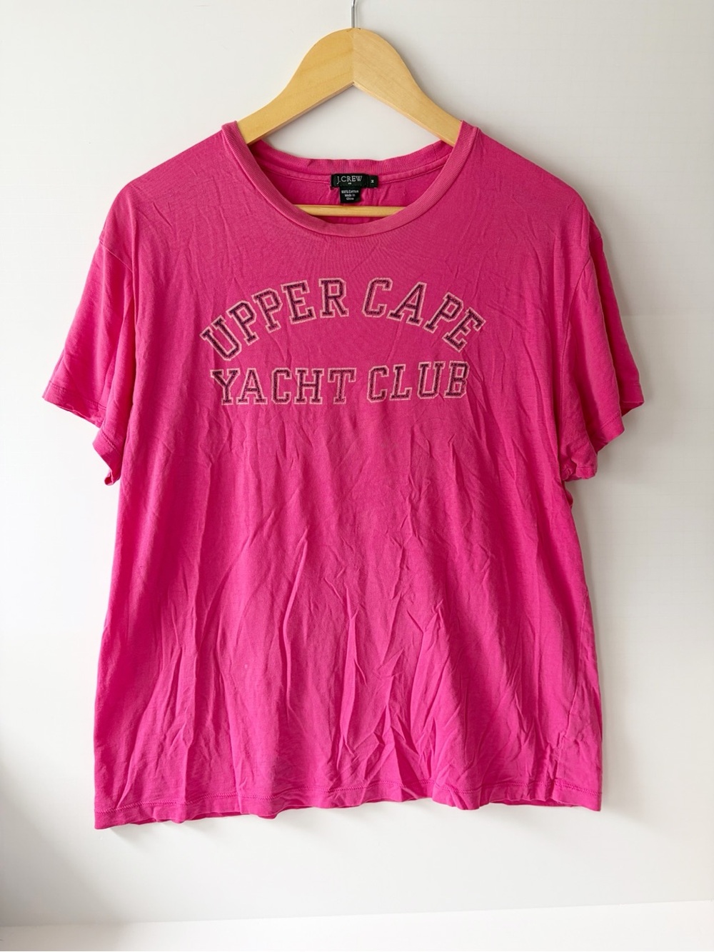 J.Crew Pink Upper Cape Yacht Club Graphic Tee Size Medium
